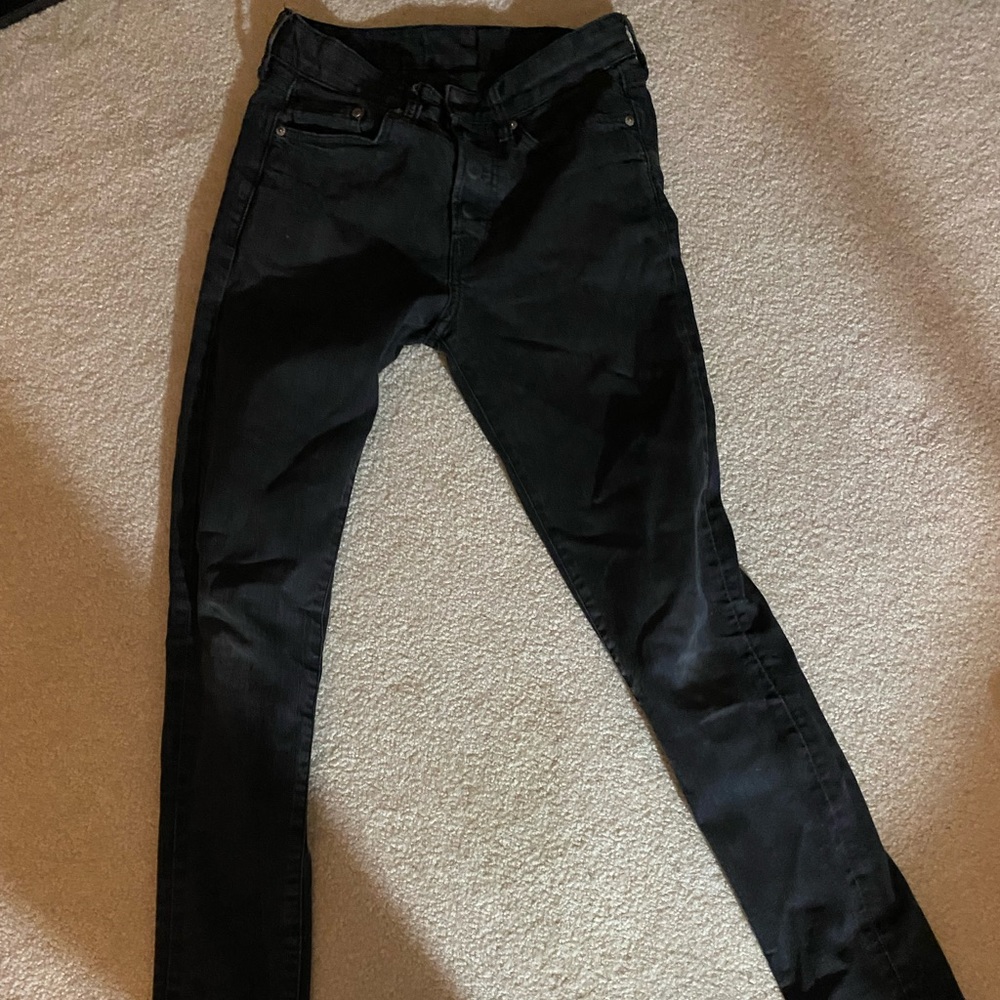 H and m black skinny jeans